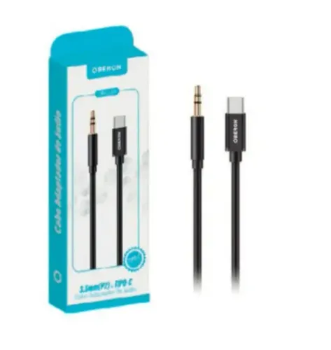 Cabo Adaptador de Áudio P2 x Type C para Celular OBERON (Entrego)
