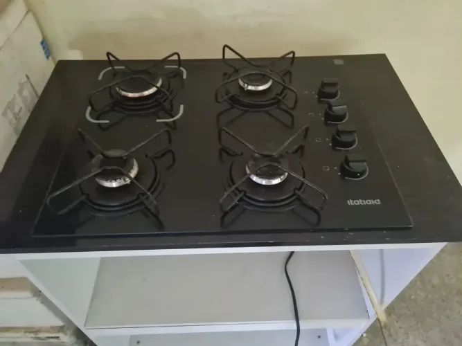 KIT BALCÃO COOKTOP COM FOGAO 4 BOCAS