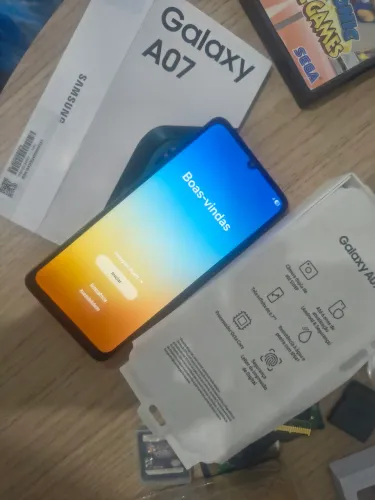 Celular Novo Galaxy A07 na caixa