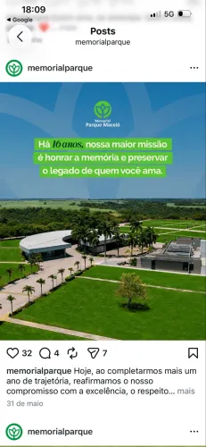 Terreno no memorial parque