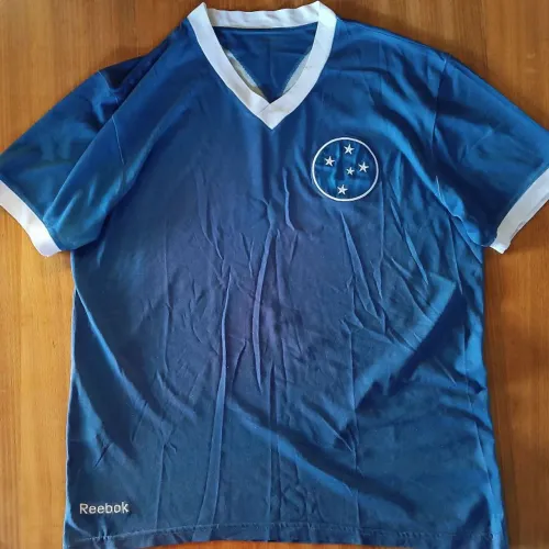 camisa original 1942 cruzeiro reebok retrô tamanho G azul