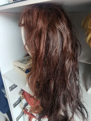 Lace cabelo brasileiro ruivo