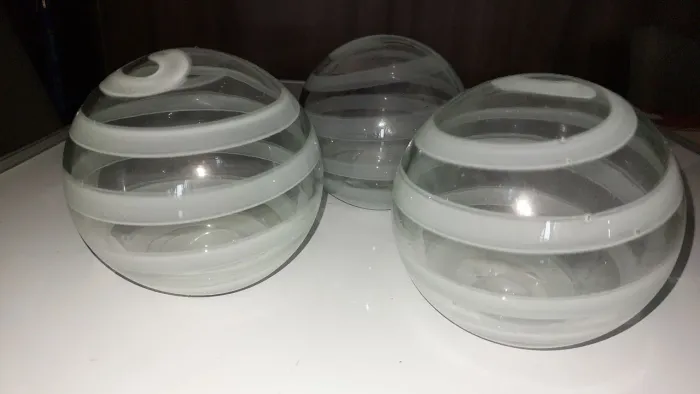 BOLAS DECORATIVAS DE VIDRO - DESIGN MODERNO E ELEGANTE