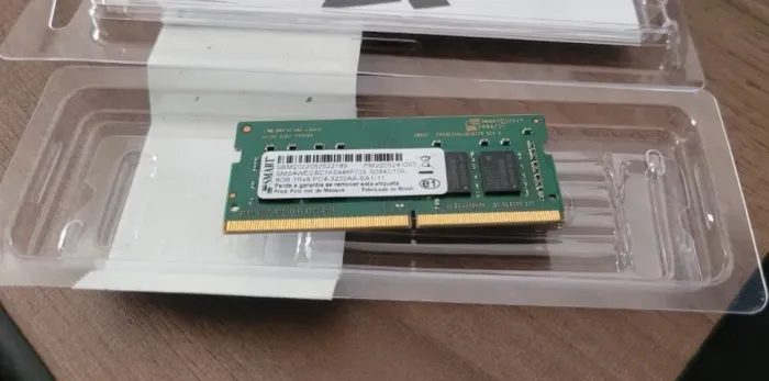 Memória RAM DDR4 8GB 3200MHz SODIMM SMART para notebook