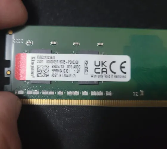 Memoria Kingston 8GB 3200MHz Desktop