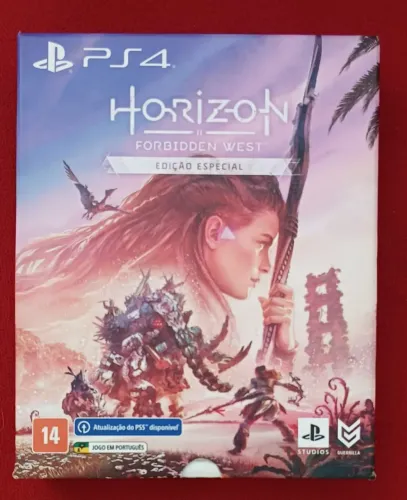 Jogo Horizon forbidden West semi novo Edição Especial E-book. ACEITO CARTÃO