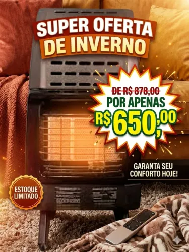 Aquecedor de ambiente Bosch a gás
