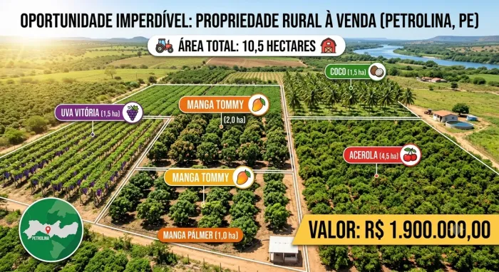 Vendo área em produção