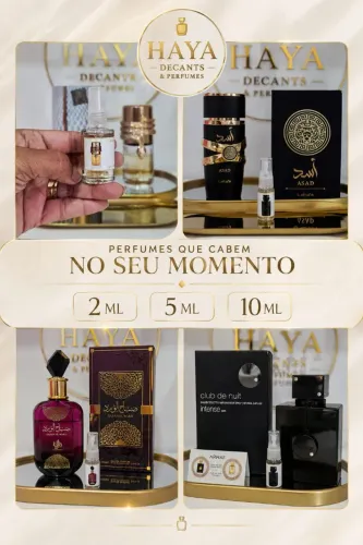 Decants perfumes árabes