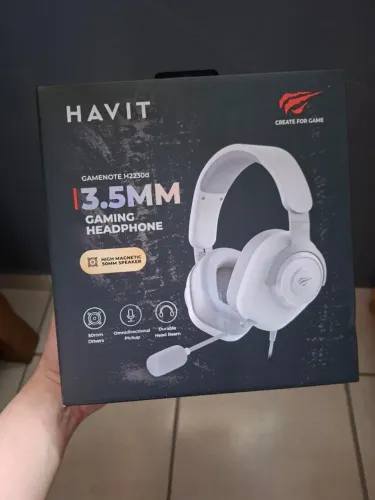 Headset Gamer Havit H2230D Branco