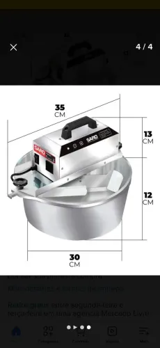 Panela mexedora Saro 10l