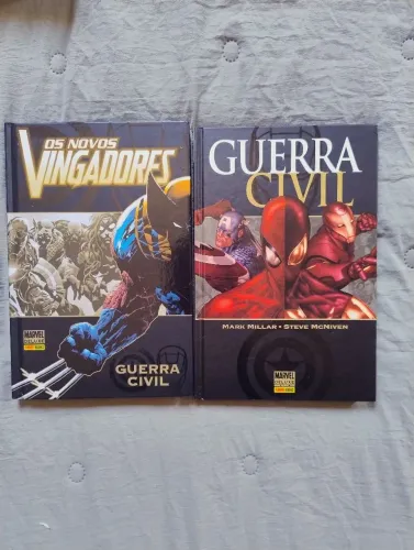 Lote HQ Marvel deluxe guerra civil