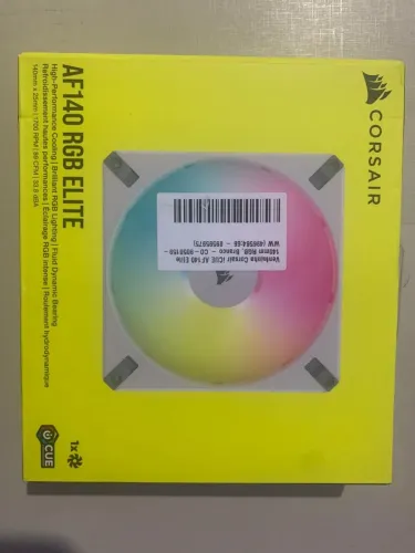 Ventoinha 140mm Corsair AF140 RGB Elite