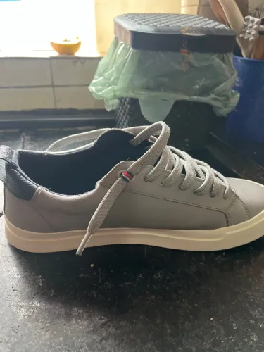 Tênis Tommy Hilfiger Masculino Branco e Cinza