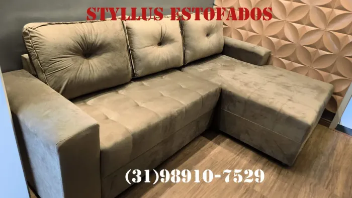 Sofá com chease de luxo 