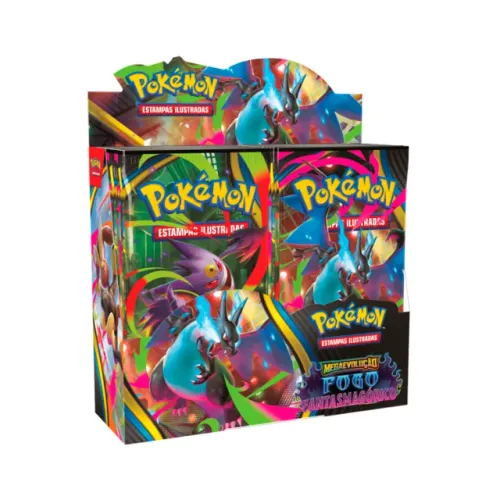 Booster Box de Fogo Fantasmagórico Pokémon TCG