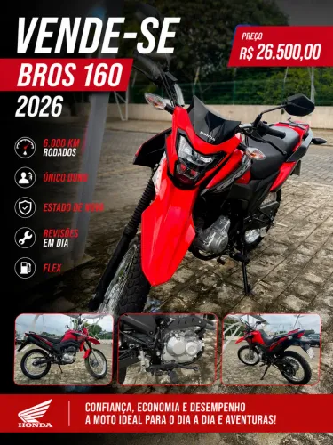 Vende-se bros 160 estado de nova 6.000 km