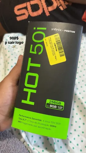 celular hot 50i 256GB