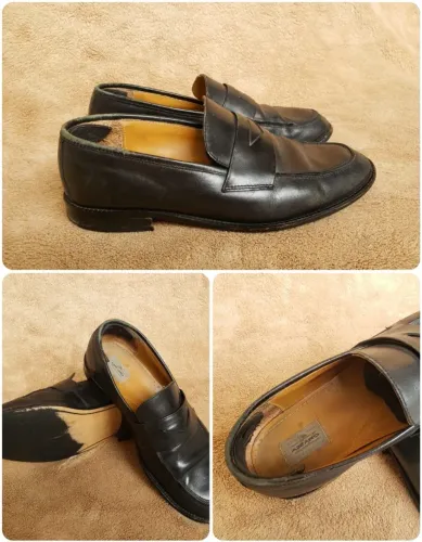 Sapato Mocassim Azzaro Original LIndo Importado Couro Legítimo Desapego Oportunidade