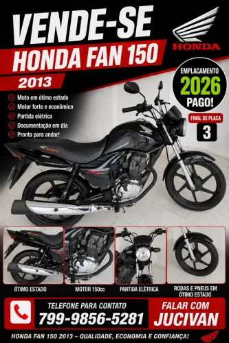 Honda Fan 150 flex 2013