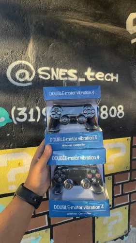 Controles Ps4 Novo Kit com 2 Top
