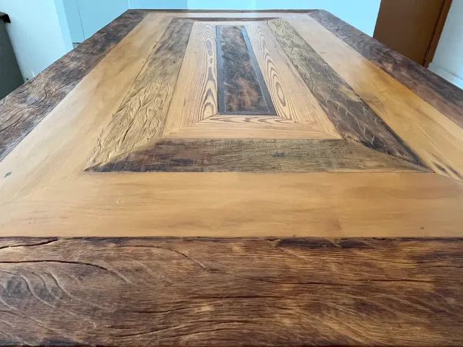 Mesa De Jantar Madeira De Demolição