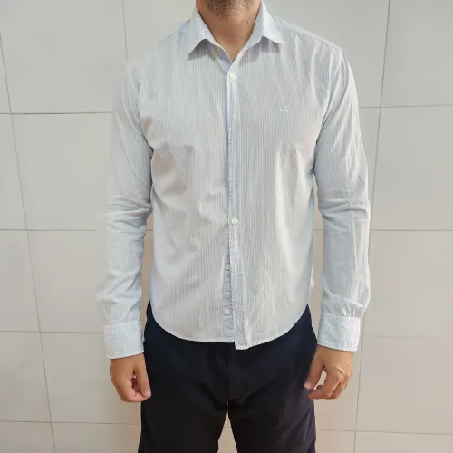 Camisa social Foxton P azul