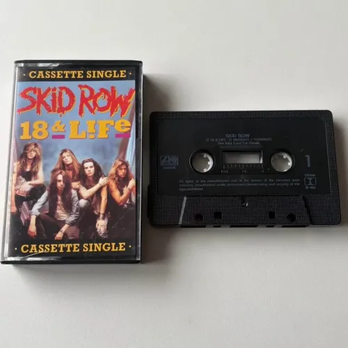 Skid Row 18 & Life Fita Cassete Single Importada Inglaterra