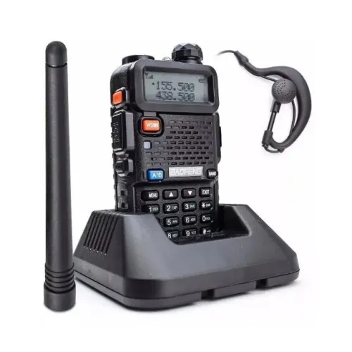 Rádio Comunicador Baofeng UV-5R Dual Band - Alcance até 4km