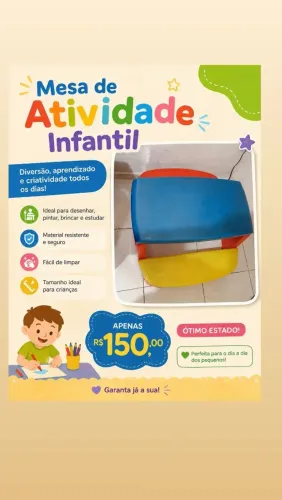 Mesa infantil