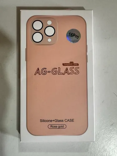 Capa capinha de vidro orgânico fosco AG glass para iPhone 16 Pro