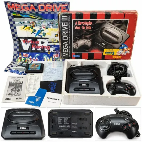 Mega Drive 3 (sonic 2) Cib - Único Dono (sega Genesis)