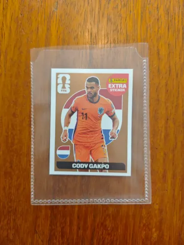 Figurinha CODY GAKPO Extra Sticker LEGEND BRONZE Copa 2026