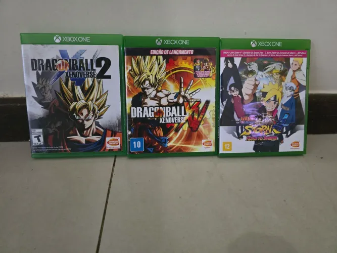 Lote dragonball e naruto xbox one 