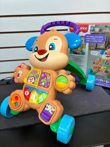 Andador Fisher Price Cachorrinho Musical Original com Som e Luz