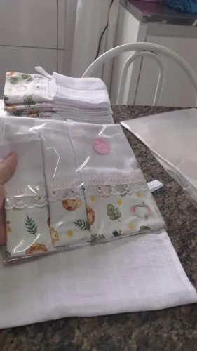 Kit Fraldinha de boca de bebe 