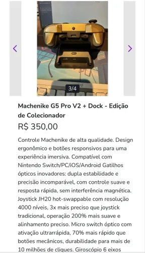 Controle G5 pro v2