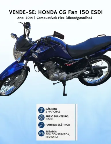 Honda CG Fan Esdi 2014 flex