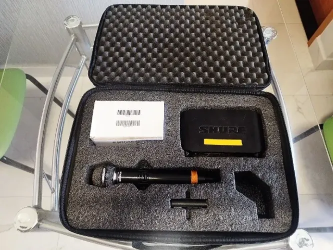 Microfone Shure Glxd4/sm58 Dinâmico - Original (Usado)