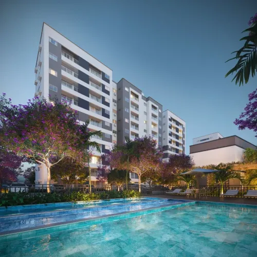 Apartamento com 2 quartos, área gourmet, espaço fitness, Com uma localização excelente. po