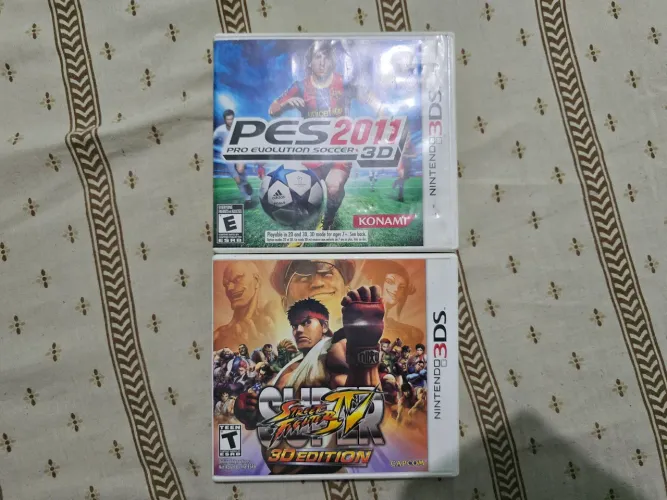 Jogos 3DS - PES2011 e StreetFighter 3D