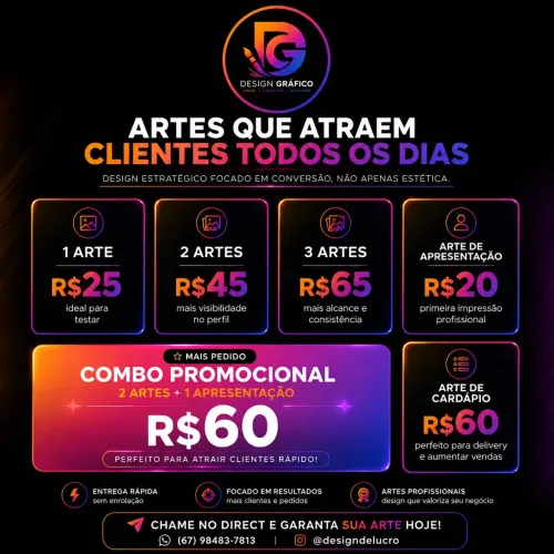 ARTE PROFISSIONAL PARA INSTAGRAM QUE VENDE ? (VAGAS LIMITADAS)