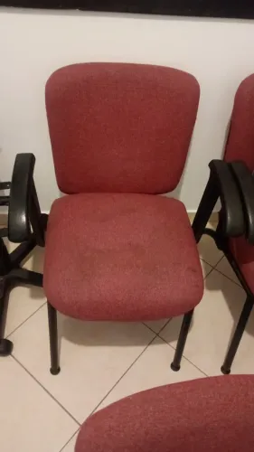 Cadeira escritório vermelha 