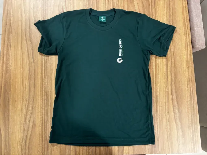 CAMISETA UNIFORME BOM JESUS MANGA CURTA NOVA TAM. 14