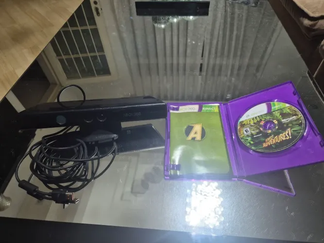 Kinect Xbox 360 + Jogo Kinect Adventures - Original