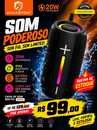 Caixa de som Am12