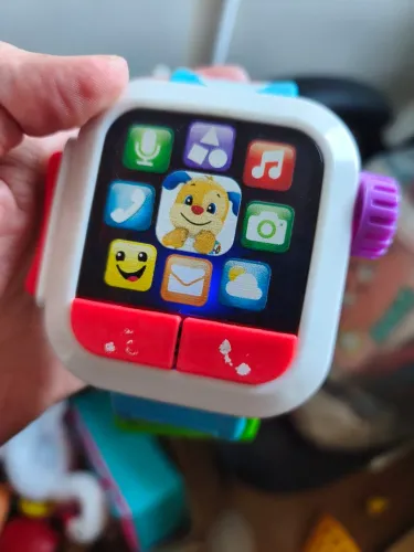 relógio fisher price brinquedo infantil