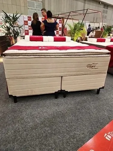 CAMA BOX QUEEN VIGOR TOPÁZIO - ENTREGA IMEDIATA