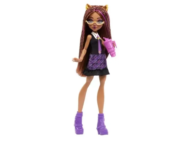 MONSTER HIGH BONECA LOOK UNIFORME MONSTRUOSO CLAWDEEN