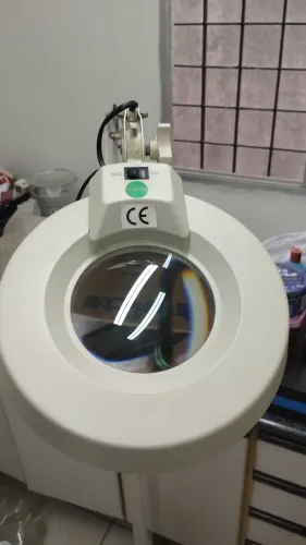 Lupa luminária mesa braço articulável